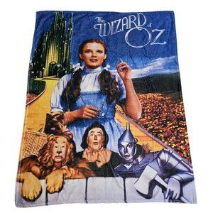 Wizard of Oz Throw Blanket 50 X 40 Soft Fleece Blanket Dorothy Lion Tin Man